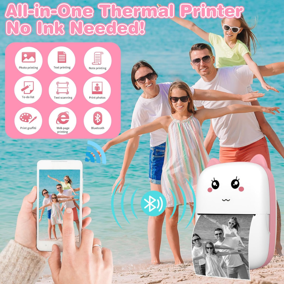 Mini Impresora Portátil Sin Tinta