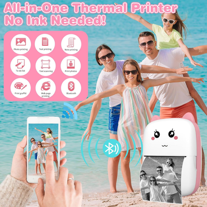 Mini Impresora Portátil Sin Tinta