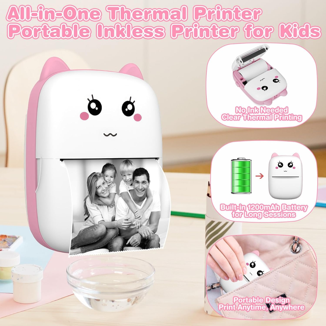 Mini Impresora Portátil Sin Tinta