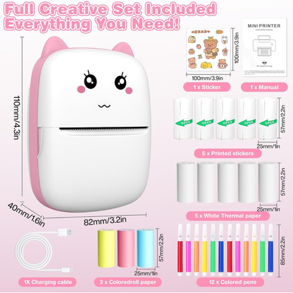 Mini Impresora Portátil Sin Tinta